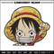 Luffy Chibi Embroidery Design, One piece Embroidery, Embroidery File, Anime Embroidery, Anime shirt, Digital download.jpg