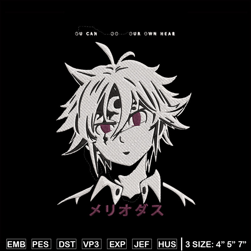 Meliodas Embroidery Design, Seven Deadly Sins Embroidery, Embroidery File,Anime Embroidery, Anime shirt,Digital download.jpg