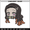 Nezuko sticker Embroidery Design, Demon slayer Embroidery, Embroidery File, Anime Embroidery, Digital download (2).jpg