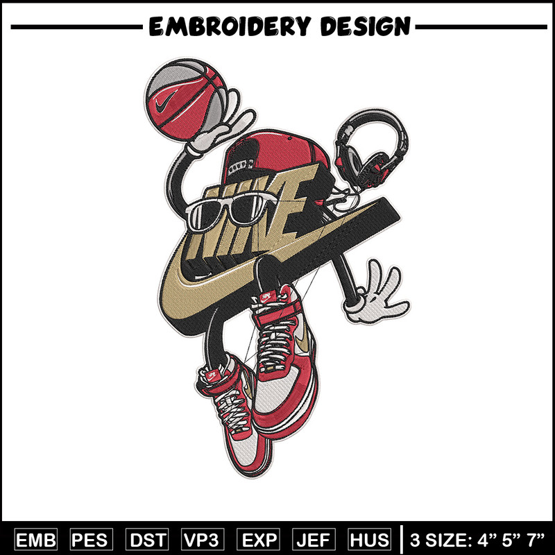 Nike Basketball Logo Embroidery Design, Nike Embroidery, Embroidery File, Anime Embroidery, Anime shirt,Digital download.jpg