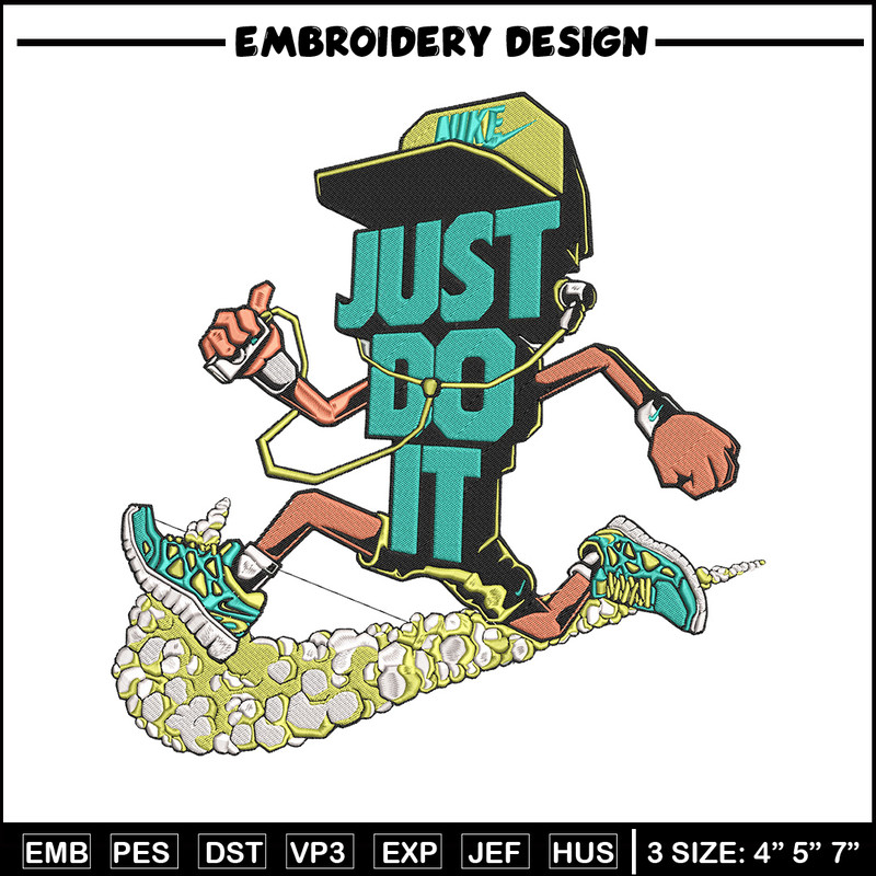 Nike just do it Embroidery Design, Logo Embroidery, Embroidery File, Nike Embroidery, Anime shirt, Digital download.jpg