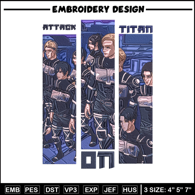 Sentinel Force Embroidery Design, Aot Embroidery, Embroidery File, Anime Embroidery, Anime shirt, Digital download.jpg