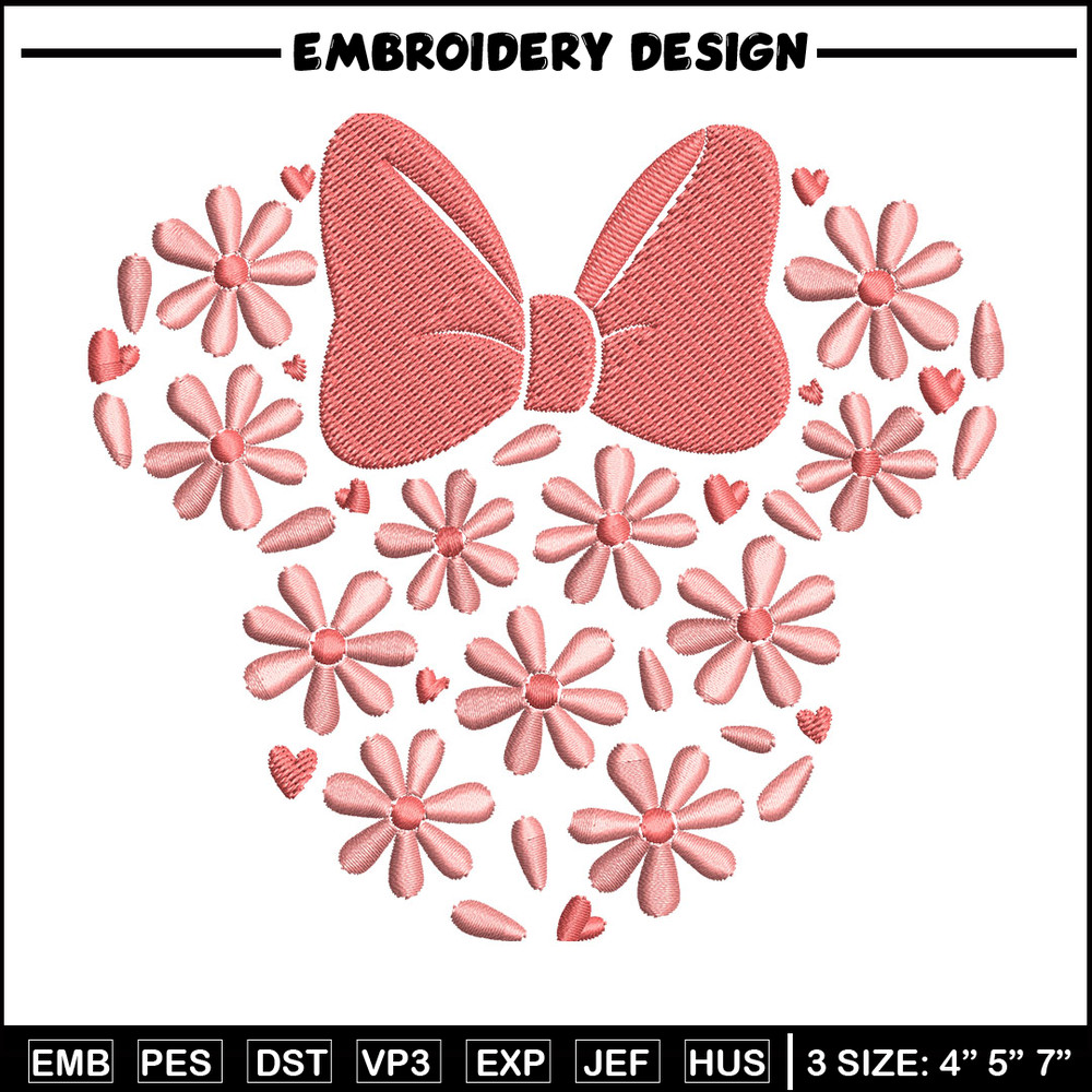 Strawberry Minnie Mouse Embroidery Design, Disney Embroidery, cartoon shirt, Embroidery File, Digital download..jpg