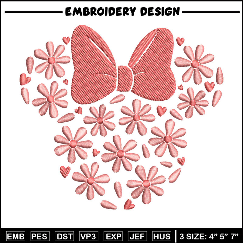 Strawberry Minnie Mouse Embroidery Design, Disney Embroidery, cartoon shirt, Embroidery File, Digital download..jpg