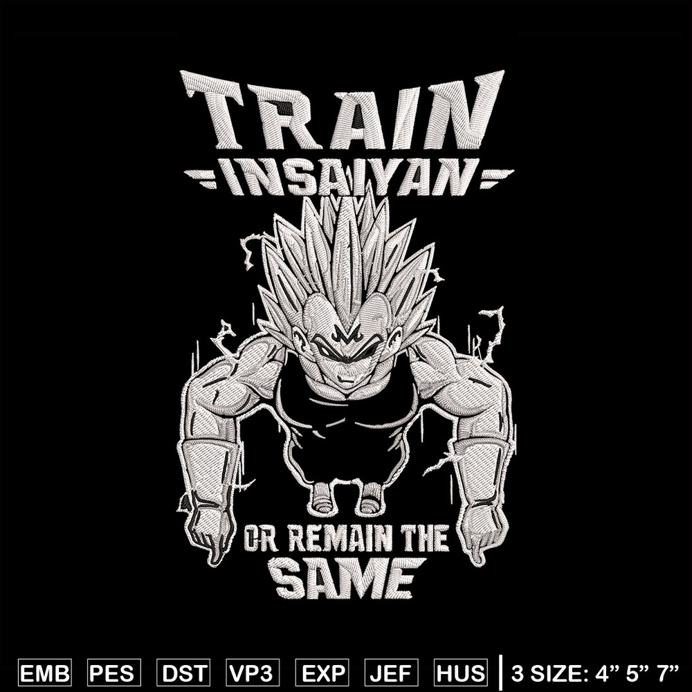Train in saiyan Embroidery Design, Dragonball Embroidery,Embroidery File, Anime Embroidery, Anime shirt,Digital download.jpg