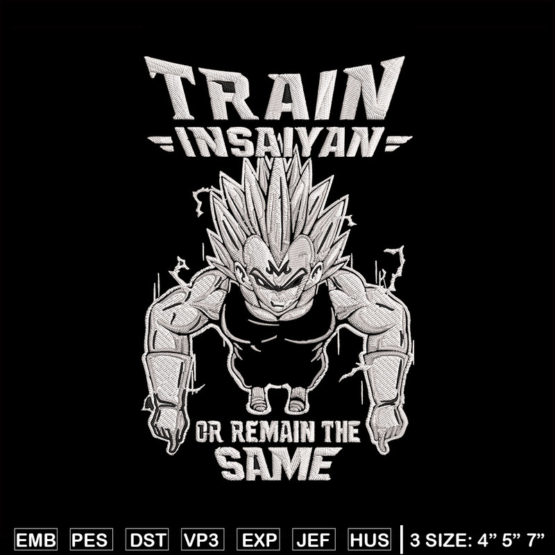 Train in saiyan Embroidery Design, Dragonball Embroidery,Embroidery File, Anime Embroidery, Anime shirt,Digital download.jpg