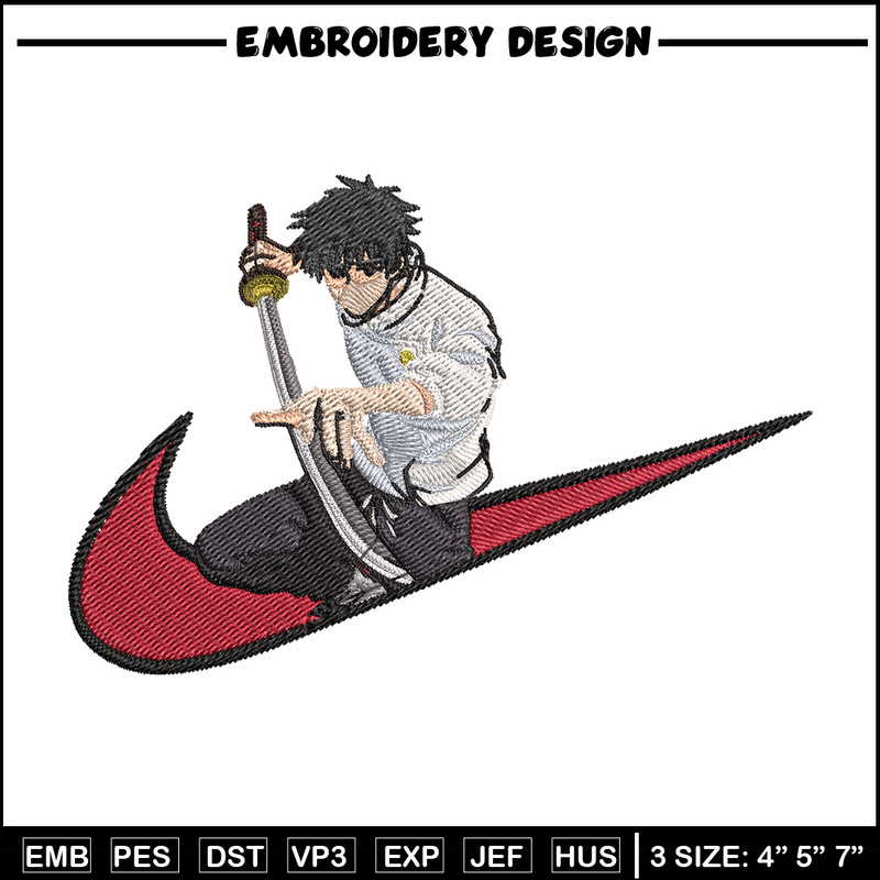 Yuuta x nike Embroidery Design, Jujutsu Embroidery, Embroidery File, Nike Embroidery, Anime shirt, Digital download.jpg