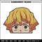 Zenitsu Peeker Embroidery Design, Demon slayer Embroidery, Embroidery File, Anime Embroidery,Anime shirt,Digital download.jpg