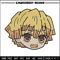 Zenitsu sticker Embroidery Design, Demon slayer Embroidery, Embroidery File, Anime Embroidery, Digital download.jpg