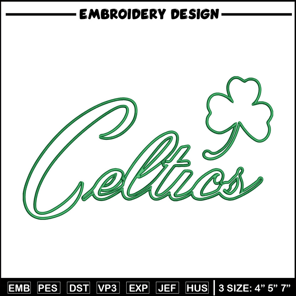 Boston Celtics logo embroidery design, NBA embroidery, Sport embroidery, Logo sport embroidery, Embroidery design.jpg