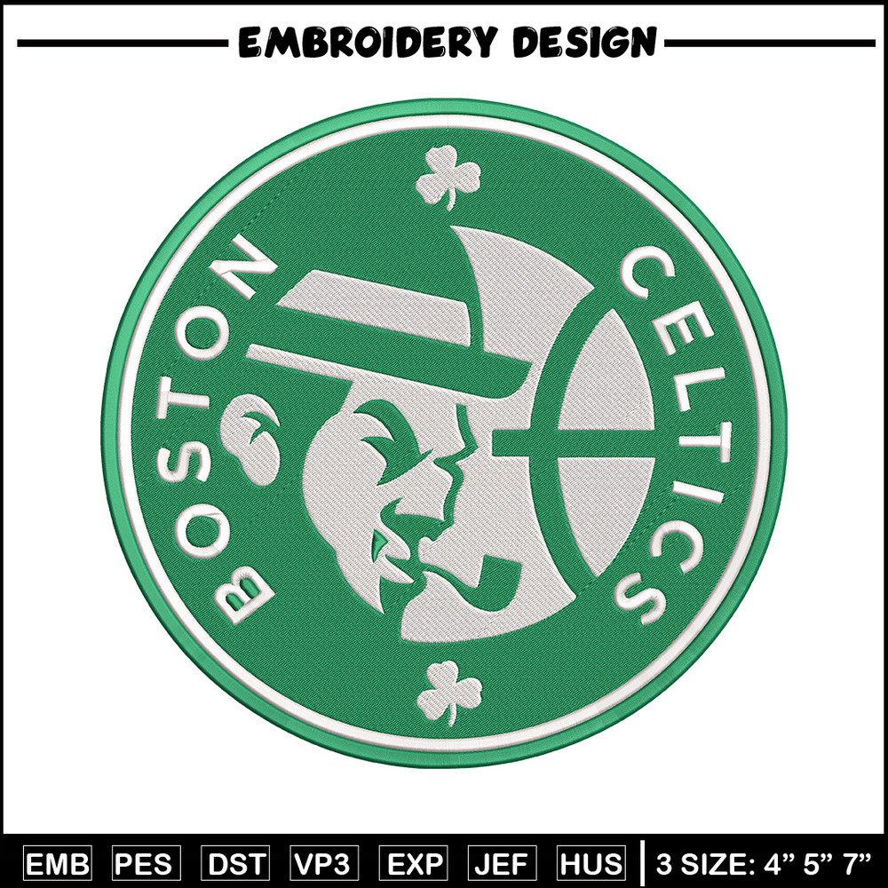 Boston Celtics logo embroidery design, NBA embroidery, Sport embroidery,Logo sport embroidery, Embroidery design.jpg