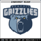 Memphis Grizzlies logo embroidery design, NBA embroidery, Sport embroidery,Embroidery design,Logo sport embroidery.jpg
