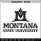 Montana State logo embroidery design, University embroidery, Sport embroidery, logo sport embroidery, Embroidery design.jpg