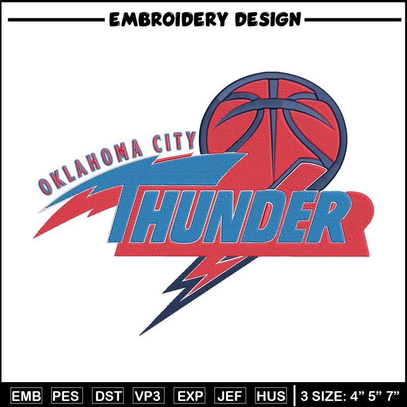 Oklahoma City Thunder logo embroidery design,NBA embroidery, Sport embroidery,Embroidery design, Logo sport embroidery..jpg
