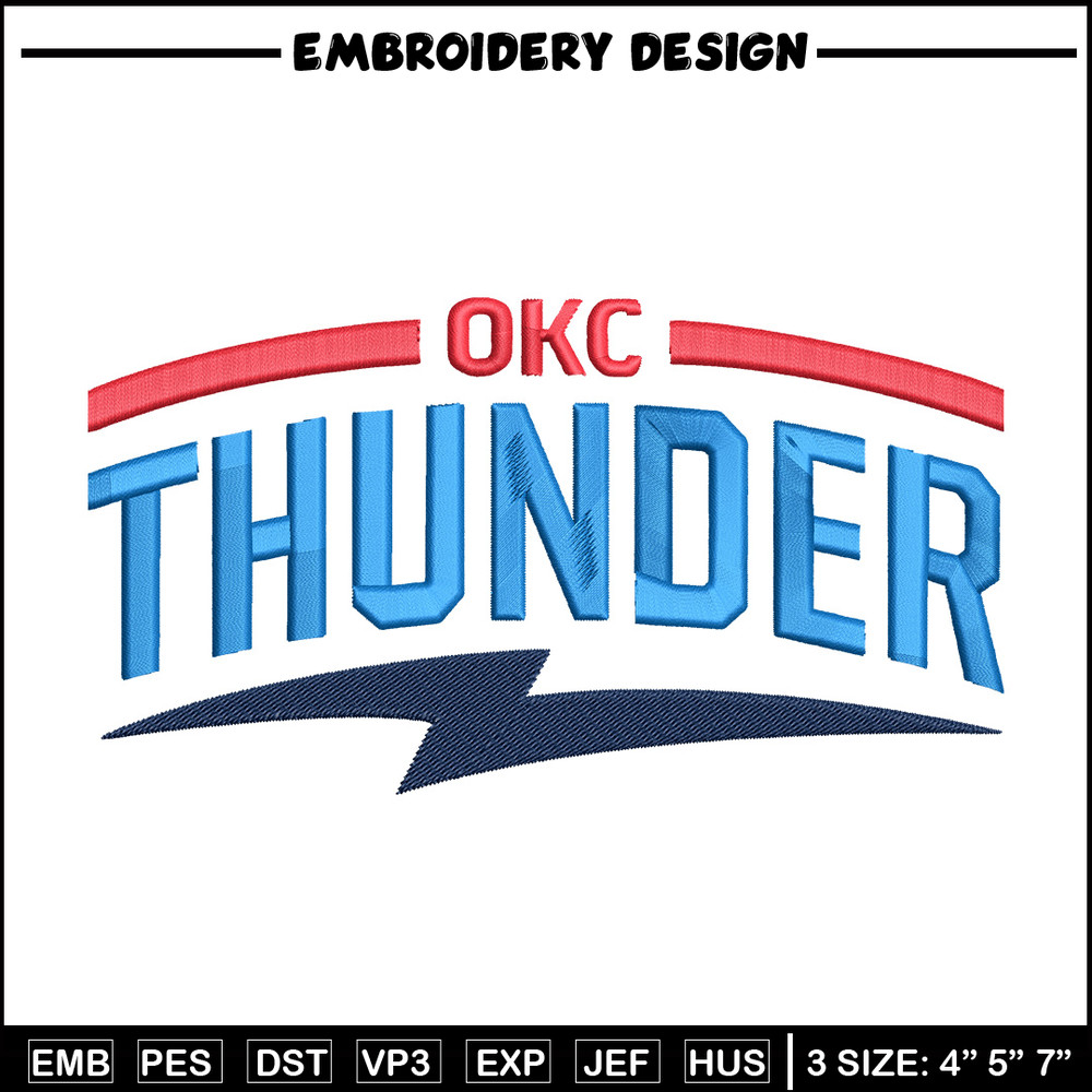 Oklahoma Thunder logo embroidery design,NBA embroidery,Sport embroidery, Embroidery design, Logo sport embroidery.jpg