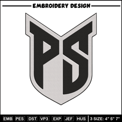 Portland State Vikings logo embroidery design, NCAA embroidery, Sport embroidery,Logo sport embroidery,Embroidery design
