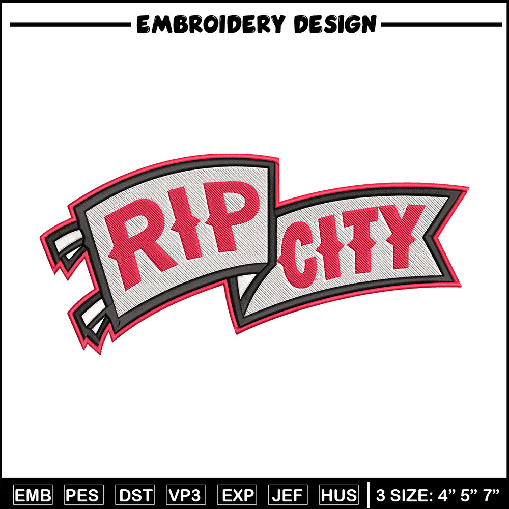 Portland Trail Blazres logo embroidery design,NBA embroidery, Sport embroidery, Embroidery design, Logo sport embroidery.jpg