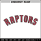 Toronto Raptors design embroidery design, NBA embroidery,Sport embroidery,Embroidery design, Logo sport embroidery..jpg