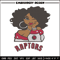 Toronto Raptors girl embroidery design, NBA embroidery, Sport embroidery,Embroidery design, Logo sport embroidery..jpg
