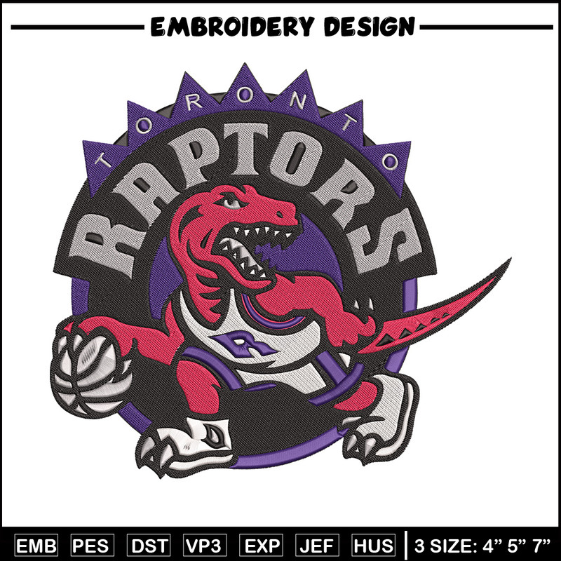 Toronto Raptors mascot embroidery design, NBA embroidery, Sport embroidery, Embroidery design, Logo sport embroidery..jpg