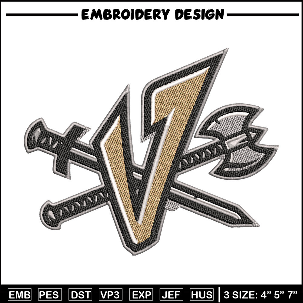 University of Idaho embroidery design, College embroidery,Sport embroidery, logo sport embroidery, Embroidery design.jpg