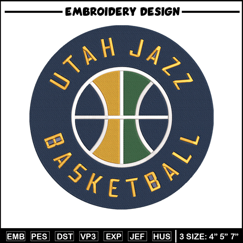 Utah Jazz logo embroidery design, NBA embroidery, Sport embroidery, Embroidery design,Logo sport embroidery.jpg