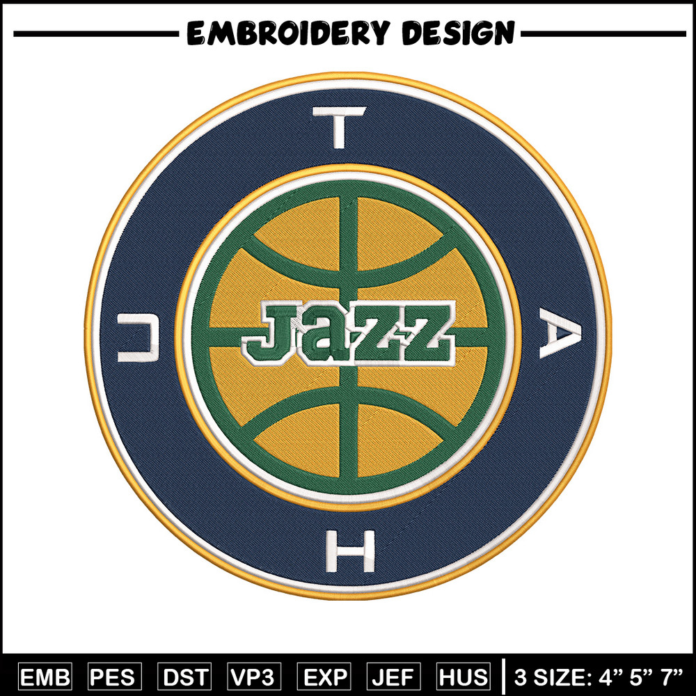 Utah Jazz logo embroidery design, NBA embroidery, Sport embroidery,Embroidery design,Logo sport embroidery.jpg