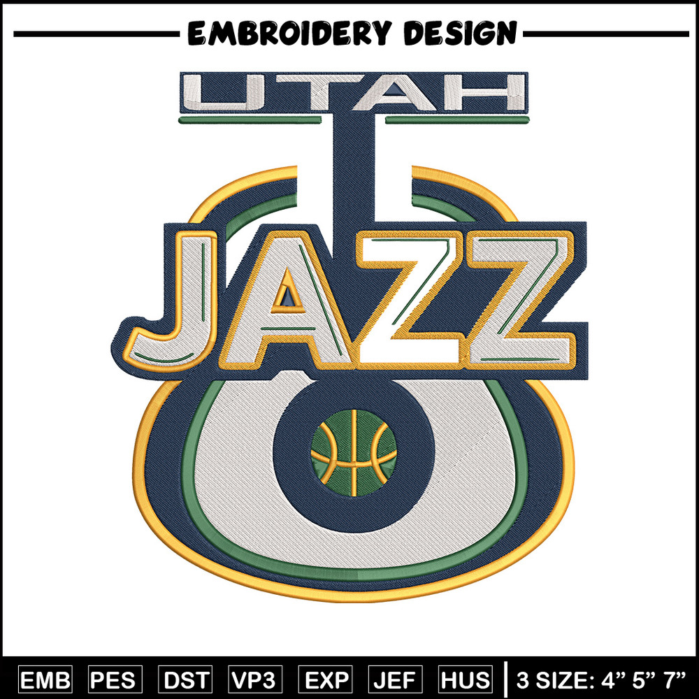 Utah Jazz logo embroidery design, NBA embroidery,Sport embroidery,Embroidery design, Logo sport embroidery.jpg