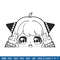 Anya cute Embroidery Design, Spy x family Embroidery, Embroidery File, Anime Embroidery, Anime shirt, Digital download.jpg