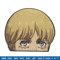 Armin Peeker Embroidery Design, Aot Embroidery, Embroidery File, Anime Embroidery, Anime shirt, Digital download..jpg