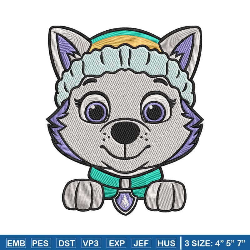 Everest Dog Embroidery Design, Paw Patrol Embroidery, Embroidery File,Anime Embroidery, Anime shirt,Digital download..jpg