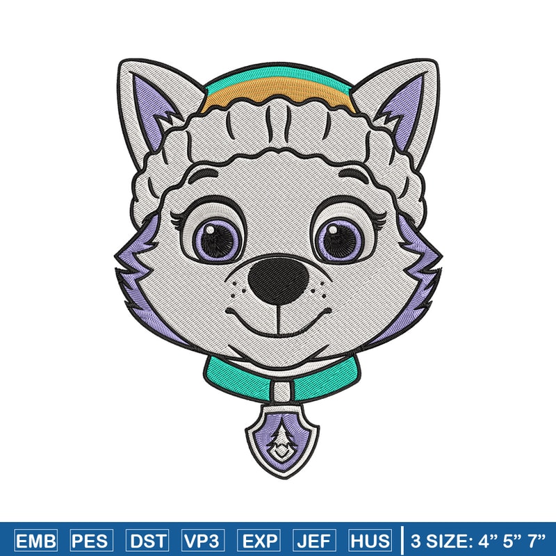 Everest Dog Embroidery Design, Paw Patrol Embroidery, Embroidery File,Anime Embroidery, Anime shirt,Digital download.jpg