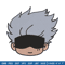Gojo chibi Embroidery Design, Jujutsu Embroidery, Embroidery File, Anime Embroidery, Anime shirt, Digital download.jpg