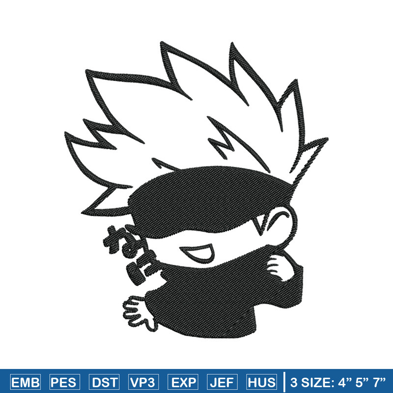 Gojo cute Embroidery Design,Jujutsu Embroidery, Embroidery File, Anime Embroidery, Anime shirt, Digital download.jpg
