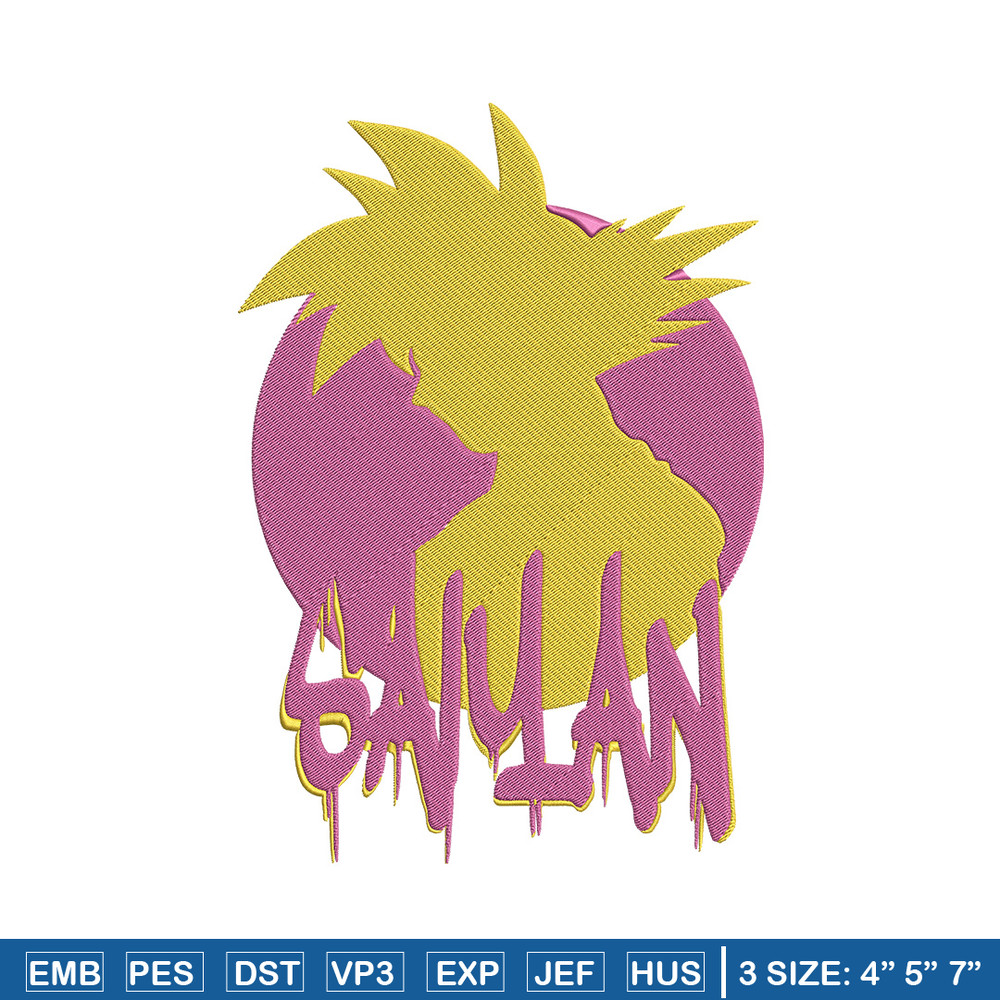 Goku circle Embroidery Design, Dragonball Embroidery, Embroidery File, Anime Embroidery, Anime shirt, Digital download..jpg