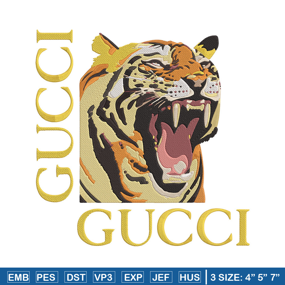 Gucci x Tiger Embroidery Design, Gucci Embroidery, Embroidery File, Anime Embroidery, Anime shirt, Digital download..jpg