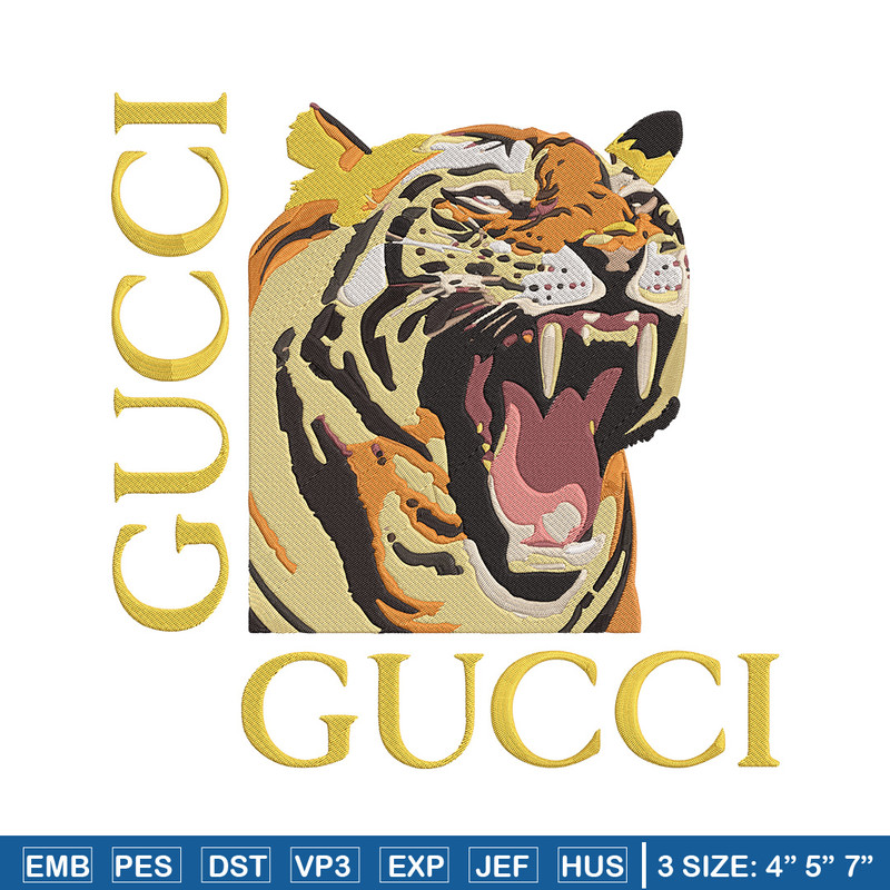 Gucci x Tiger Embroidery Design, Gucci Embroidery, Embroidery File, Anime Embroidery, Anime shirt, Digital download..jpg