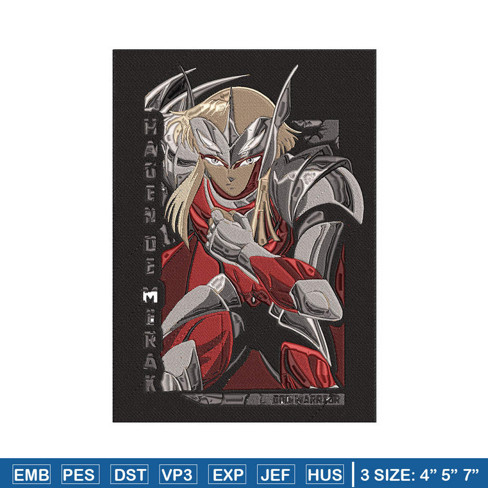Hagen poster Embroidery Design, Saint Seiya Embroidery, Embroidery File, Anime Embroidery, Anime shirt, Digital download.jpg