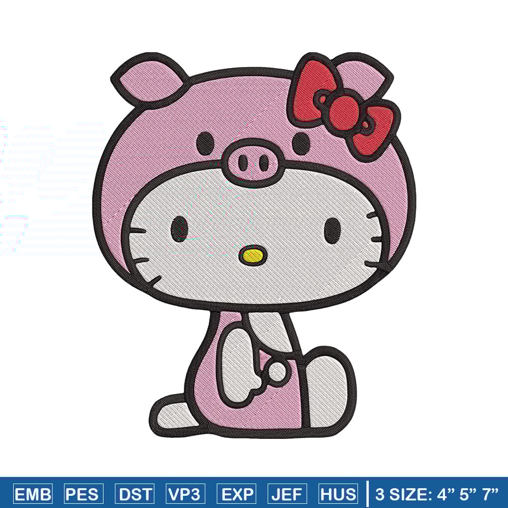 Hello Kitty Embroidery Design, Hello kitty Embroidery, Embroidery File, Anime Embroidery, Digital download.jpg