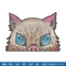 Inosuke Peeker Embroidery Design, Demon slayer Embroidery, Embroidery File, Anime Embroidery, Digital download..jpg