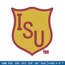 Iowa State logo embroidery design,NCAA embroidery, Sport embroidery,logo sport embroidery,Embroidery design