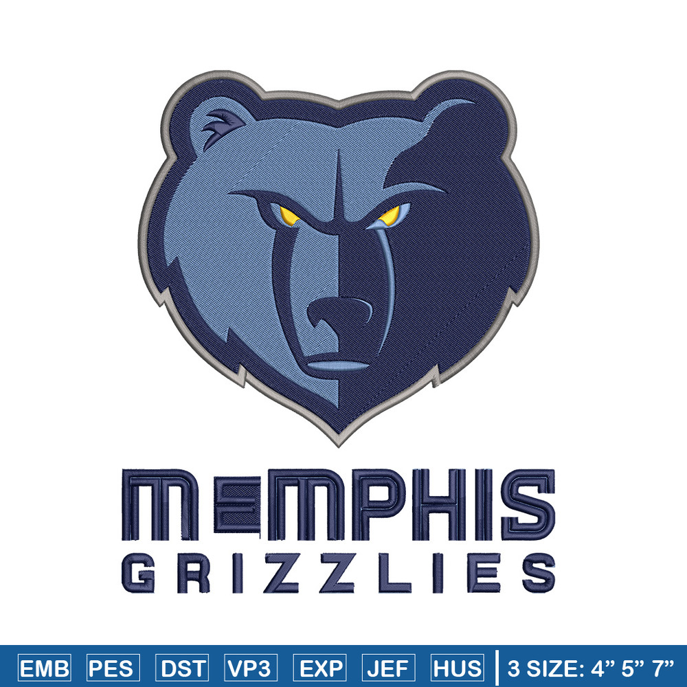 Memphis Grizzlies logo embroidery design,NBA embroidery, Sport embroidery,Embroidery design, Logo sport embroidery..jpg