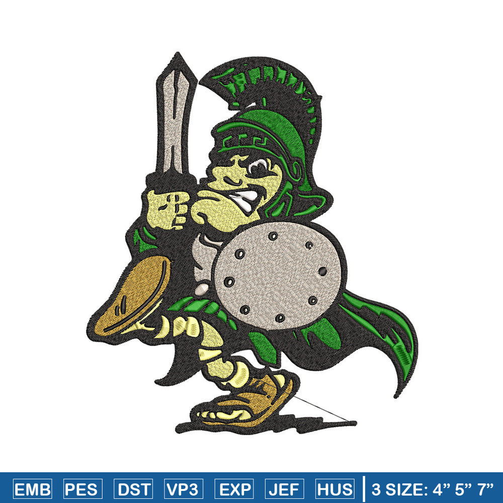 Michigan State logo embroidery design, Logo embroidery, Sport embroidery, logo sport embroidery, Embroidery design.jpg