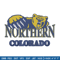 Northern Colorado logo embroidery design, College embroidery,Sport embroidery, logo sport embroidery, Embroidery design.jpg