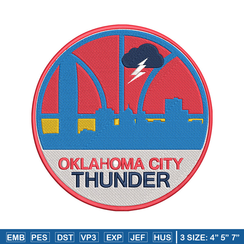 Oklahoma City Thunder logo embroidery design,NBA embroidery,Sport embroidery,Embroidery design, Logo sport embroidery.jpg