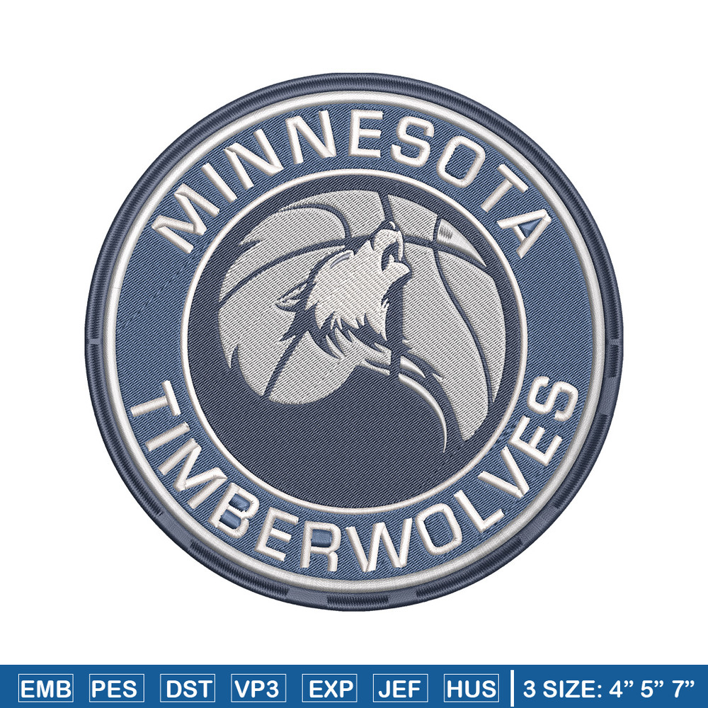 Timberwolves logo embroidery design, NBA embroidery, Sport embroidery, Embroidery design, Logo sport embroidery..jpg