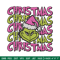 Chrismas Grinch Embroidery Design, Grinch Embroidery, Embroidery File, Chrismas Embroidery, Anime shirt,Digital download.jpg