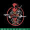 Deadpool circle Embroidery Design, Deadpool Embroidery, Embroidery File, Anime Embroidery, Anime shirt, Digital download.jpg