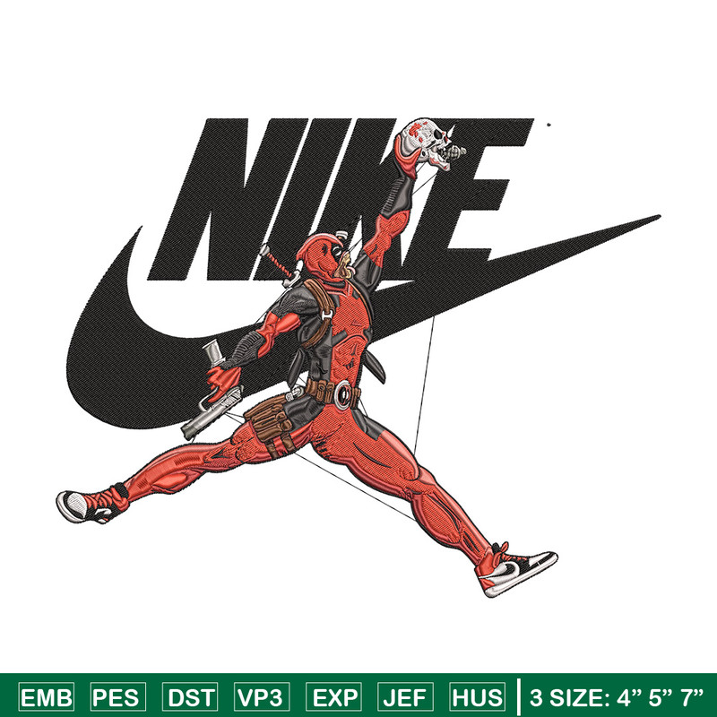 Deadpool nike Embroidery Design, Deadpool Embroidery, Embroidery File,Nike Embroidery, Anime shirt, Digital download.jpg