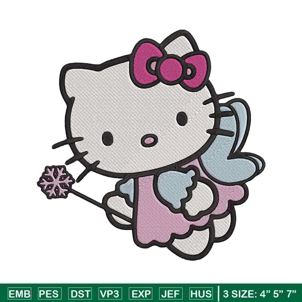 Hello kitty fairy Embroidery Design, Hello kitty Embroidery, Embroidery File, Anime Embroidery, Digital download.jpg